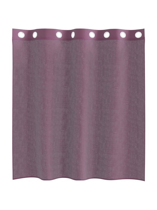 VOILE KARDINAD RÕNGASTEGA 2 TK LILLA 140X140 CM