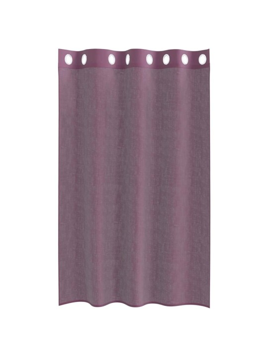 RÕNGASTIHENDIGA KARDINAD 2 TK LILLA 140X175 CM