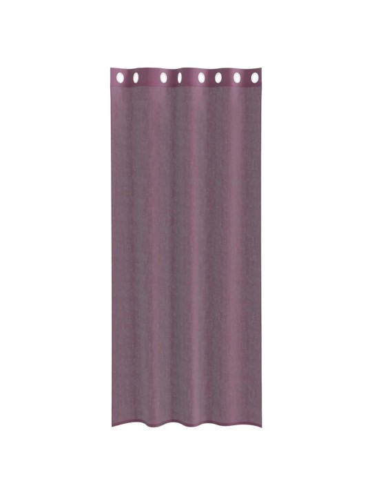 RÕNGASTIHENDIGA KARDINAD 2 TK LILLA 140X225 CM