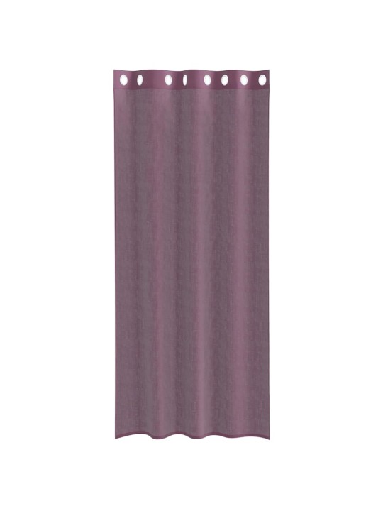 VOILE KARDINAD LÄBIVÕREDEGA 2 TK LILLA 140X245 CM
