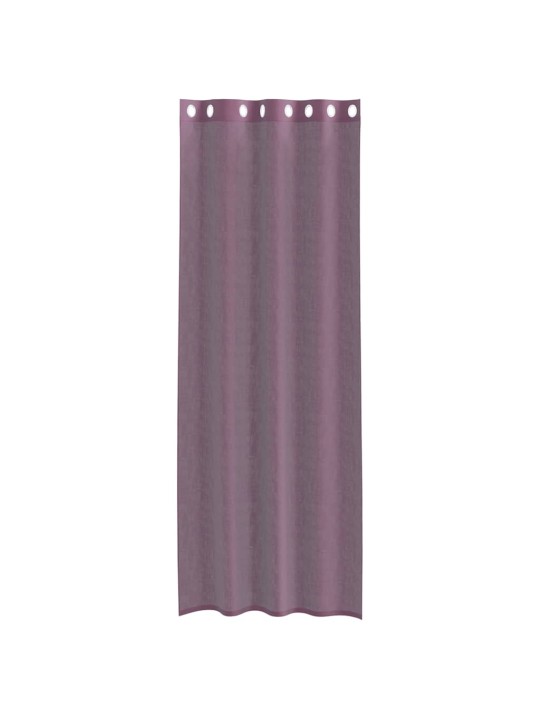 RÕNGASTIHENDIGA KARDINAD 2 TK LILLA 140X260 CM
