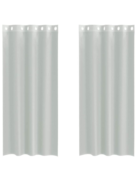 VOILE KARDINAD RÕNGASTIHENDIGA 2 TK HELEHALL 140X245 CM