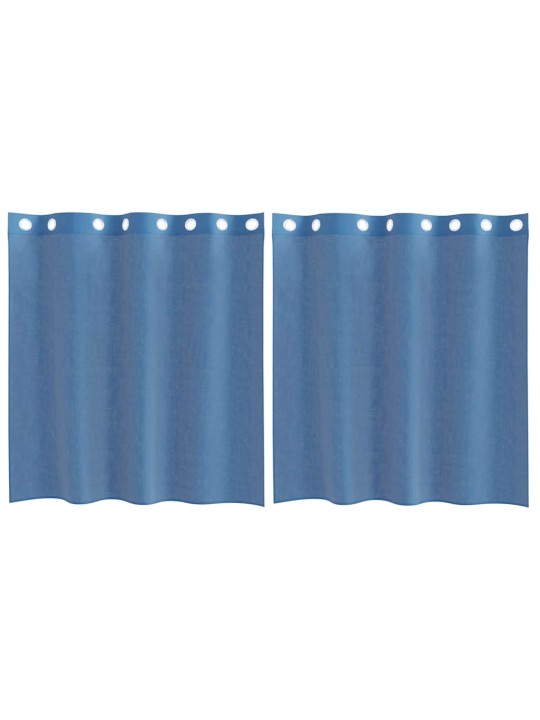 VOILE KARDINAD KOOS RÕNGASTEGA 2 TK ROYAL BLUE