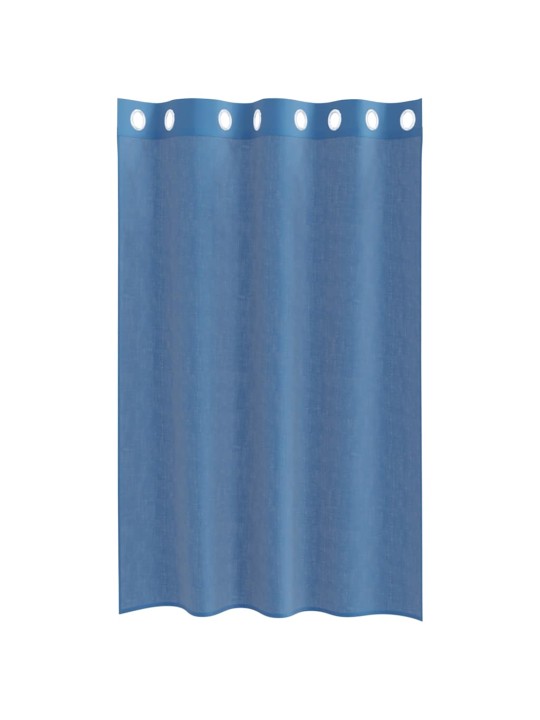 VOILE KARDINAD KOOS RÕNGASTEGA 2 TK ROYAL BLUE