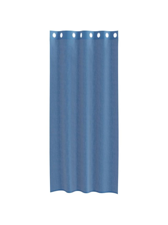 VOILE KARDINAD KOOS RÕNGASTEGA 2 TK ROYAL BLUE