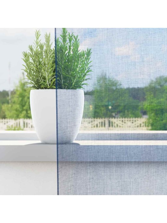 VOILE KARDINAD KOOS RÕNGASTEGA 2 TK ROYAL BLUE