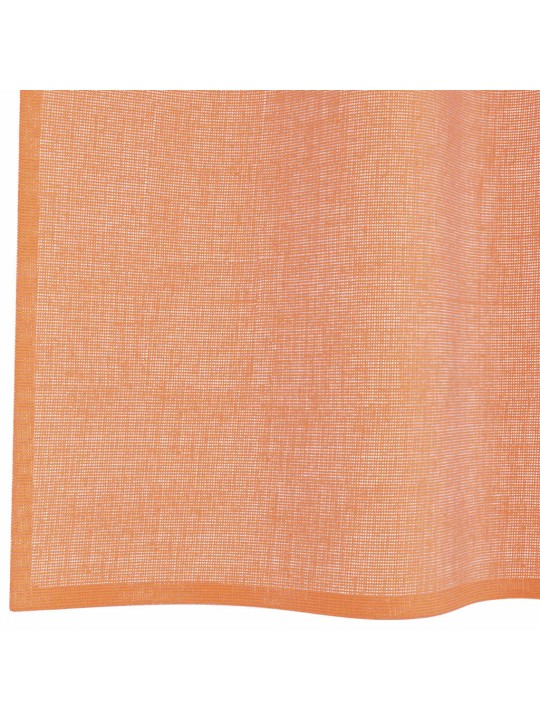 VOILE KARDINAD RÕNGASTEGA 2 TK TERRAKOTA