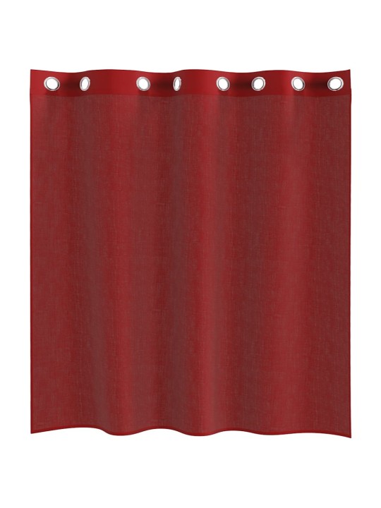 VOILE KARDINAD KOOS RÕNGASTEGA 2 TK WINE RED