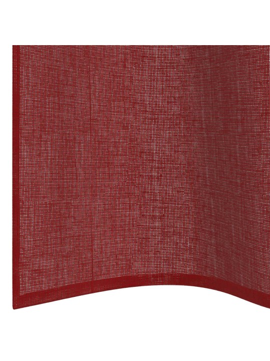 VOILE KARDINAD KOOS RÕNGASTEGA 2 TK WINE RED