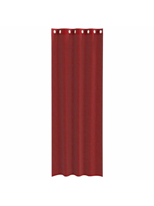 VOILE KARDINAD KOOS RÕNGASTEGA 2 TK WINE RED