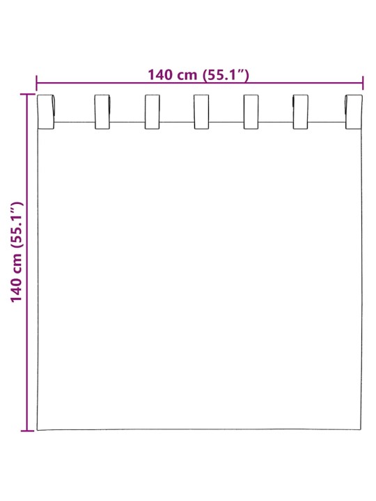 VOILE KARDINAD VARRASTEGA TASKUTEGA 2 TK ROOSA