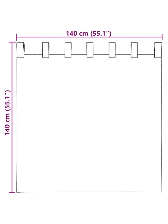 VOILE KARDINAD VARRASTEGA TASKUTEGA 2 TK LIIV