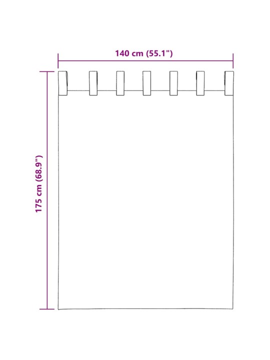 VOILE KARDINAD VARRASTEGA TASKUTEGA 2 TK LIIV