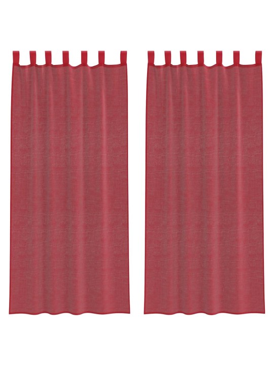 VOILE KARDINAD VARRASTEGA TASKUTEGA 2 TK VEINIPUNANE