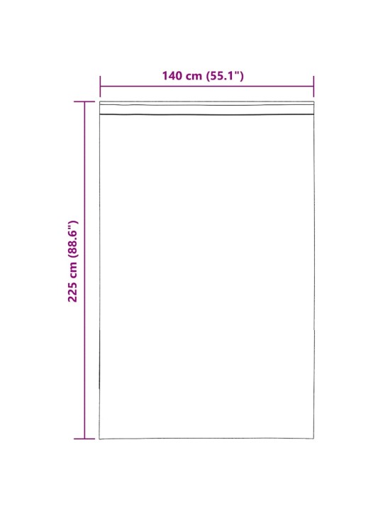 VOILE KARDINAD TAB TOPIGA 2 TK PRUUN