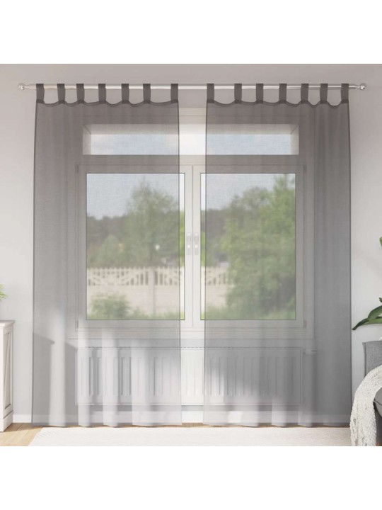 AASADEGA VOILE KARDINAD 2 TK TUMEHALL 140X245 CM