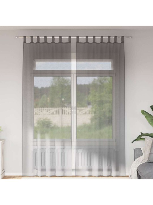 AASADEGA VOILE KARDINAD 2 TK TUMEHALL 140X260 CM