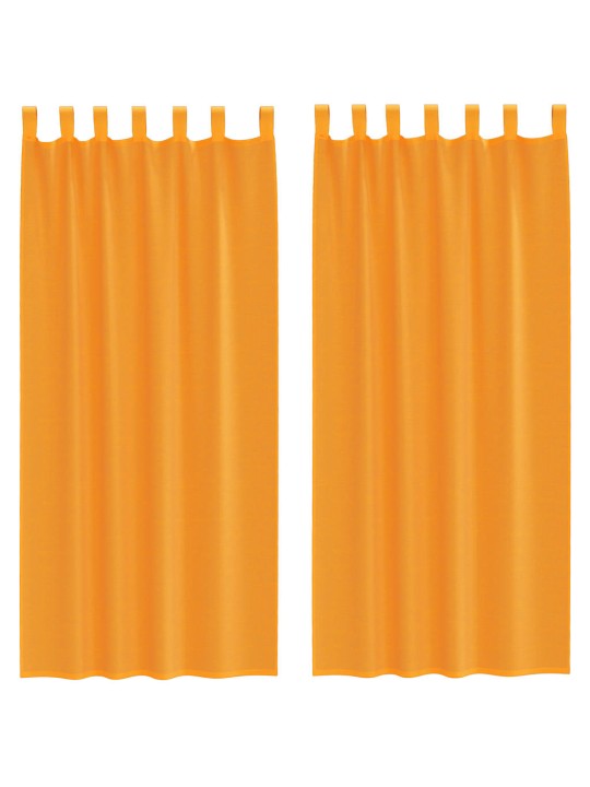 AASADEGA VOILE KARDINAD 2 TK ORANŽ 140X245 CM