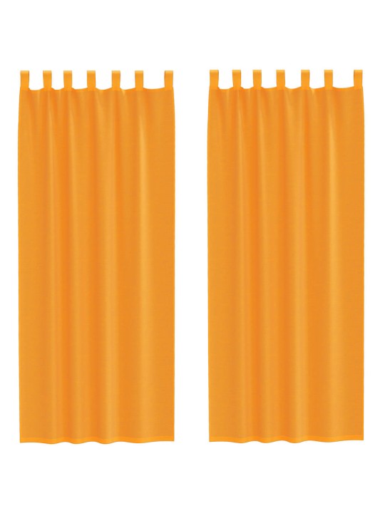 AASADEGA VOILE KARDINAD 2 TK ORANŽ 140X260 CM