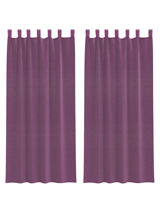 AASADEGA VOILE KARDINAD 2 TK LILLA 140X245 CM