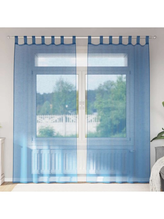AASADEGA VOILE KARDINAD 2 TK ROYAL BLUE 140X245 CM