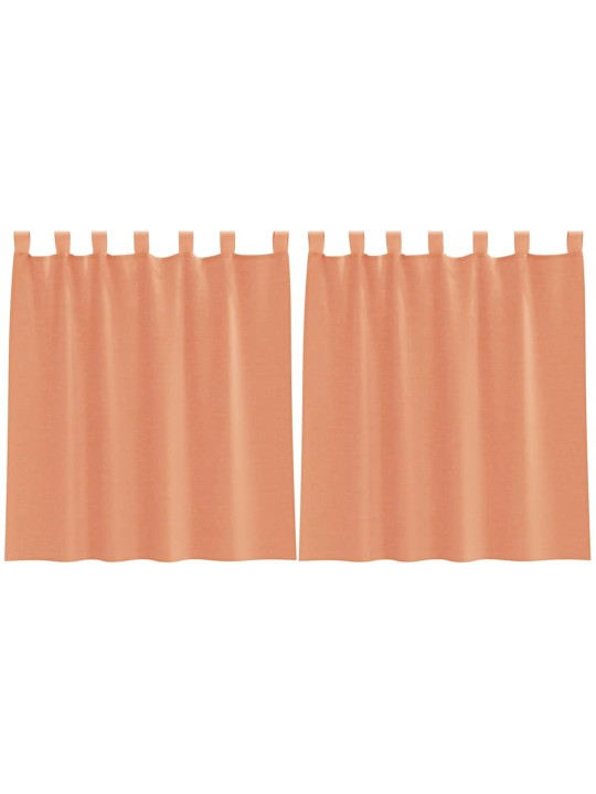 AASADEGA VOILE KARDINAD 2 TK TERRAKOTA 140X140 CM