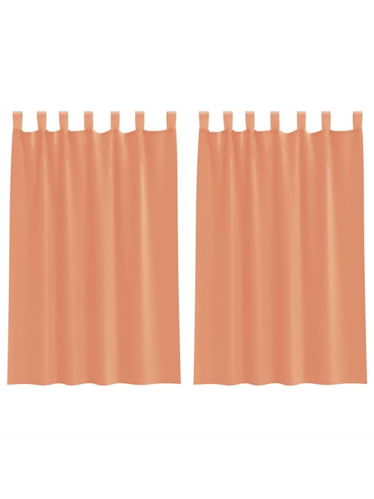 AASADEGA VOILE KARDINAD 2 TK TERRAKOTA 140X175 CM