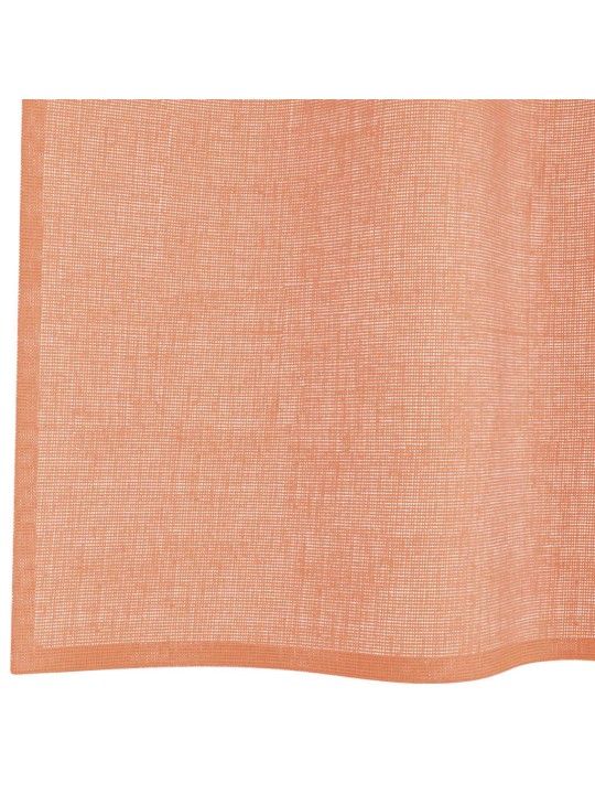 AASADEGA VOILE KARDINAD 2 TK TERRAKOTA 140X245 CM