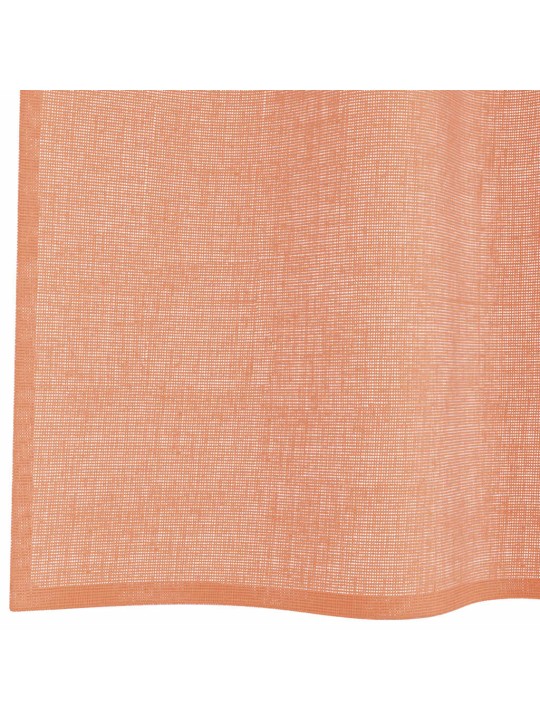 AASADEGA VOILE KARDINAD 2 TK TERRAKOTA 140X260 CM