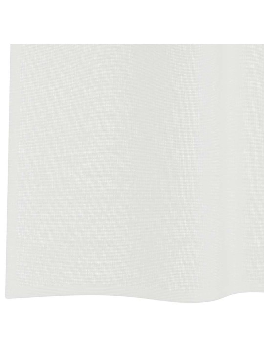 AASADEGA VOILE KARDINAD 2 TK VALGE 140X140 CM