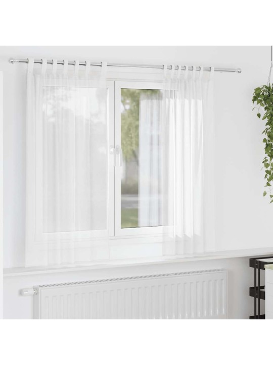 AASADEGA VOILE KARDINAD 2 TK VALGE 140X175 CM