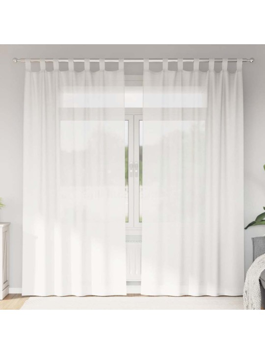 AASADEGA VOILE KARDINAD 2 TK VALGE 140X225 CM