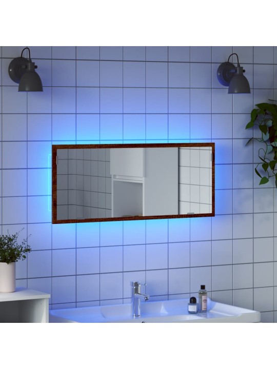 LED VANNITOAPEEGEL PRUUN TAMM 100X8,5X37 CM PROJEKTEERITUD PUIT