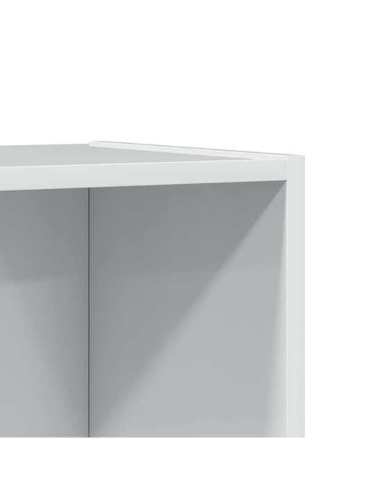 RAAMATURIIUL, KÕRGLÄIKEGA VALGE, 40X24X176 CM, TEHISPUIT