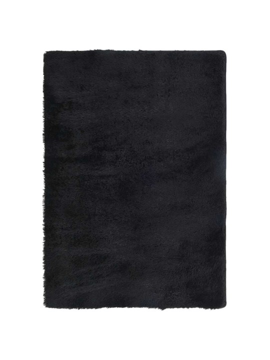 KÕRGE NARMAGA SHAGGY VAIP, NAVARRA, MUST, 120X170 CM, POLÜESTER