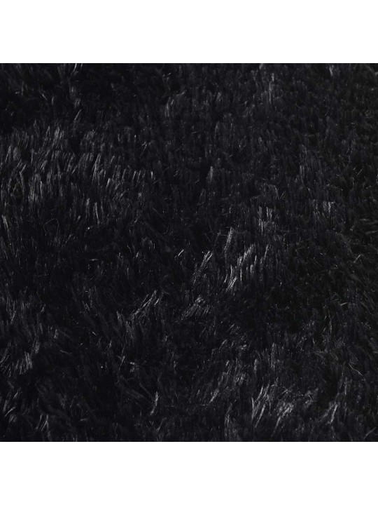 KÕRGE NARMAGA SHAGGY VAIP, NAVARRA, MUST, 120X170 CM, POLÜESTER