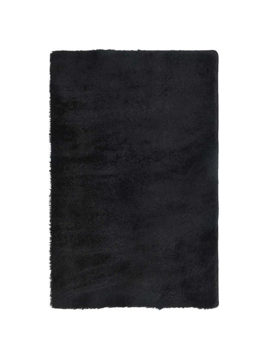 KÕRGE NARMAGA SHAGGY VAIP, NAVARRA, MUST, 130X200 CM, POLÜESTER