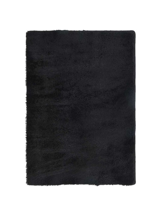 KÕRGE NARMAGA SHAGGY VAIP, NAVARRA, MUST, 160X230 CM, POLÜESTER