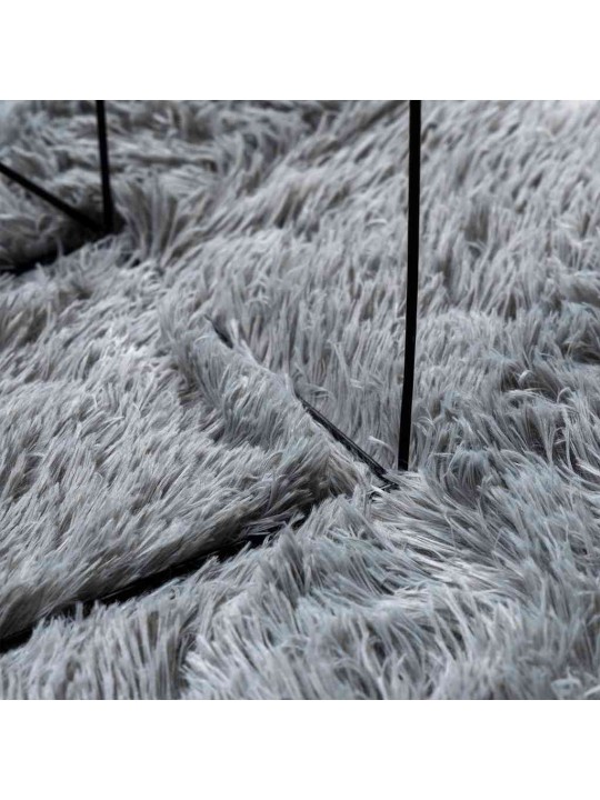 KÕRGE NARMAGA SHAGGY VAIP, NAVARRA, HÕBEHALL, 160X230 CM