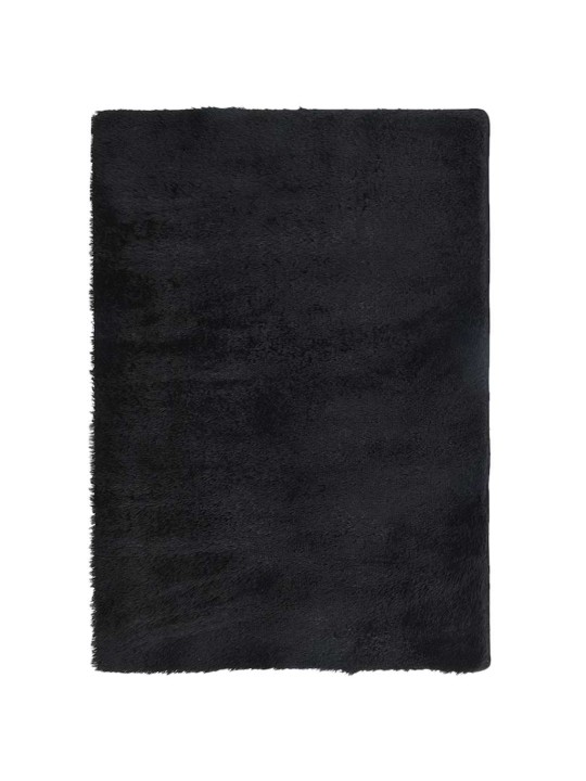 KÕRGE NARMAGA SHAGGY VAIP, NAVARRA, MUST, 240X340 CM, POLÜESTER