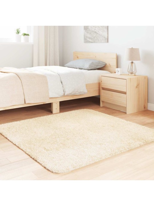 KÕRGE NARMAGA SHAGGY VAIP, NAVARRA, KREEMJAS, 120X120 CM