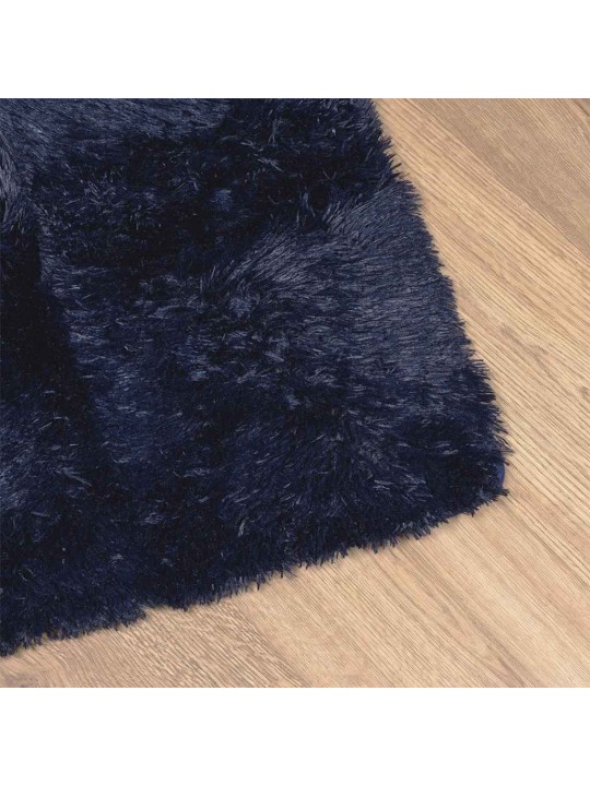 KÕRGE NARMAGA SHAGGY VAIP, NAVARRA, TUMESININE, 120X120 CM