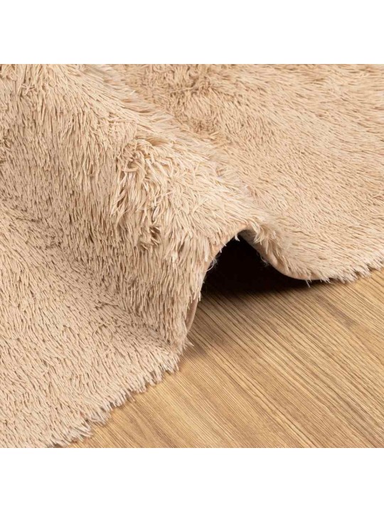KÕRGE NARMAGA SHAGGY VAIP, NAVARRA, BEEŽ, 200X200 CM, POLÜESTER