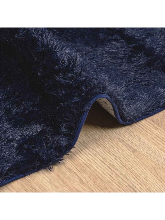 KÕRGE NARMAGA SHAGGY VAIP, NAVARRA, TUMESININE, 240X240 CM