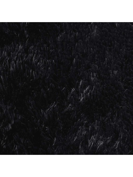 KÕRGE NARMAGA SHAGGY VAIP, NAVARRA, MUST, 100X100 CM, POLÜESTER