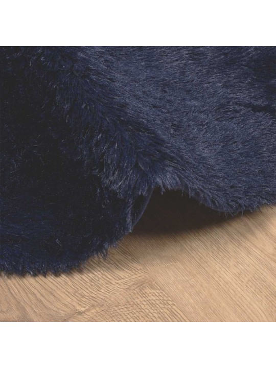 KÕRGE NARMAGA SHAGGY VAIP, NAVARRA, TUMESININE, 120X120 CM