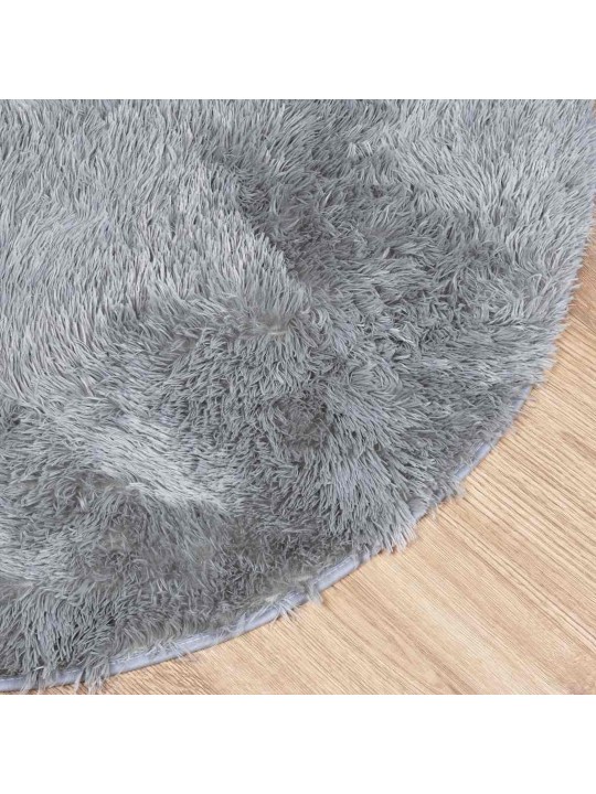 KÕRGE NARMAGA SHAGGY VAIP, NAVARRA, HÕBEHALL, 120X120 CM