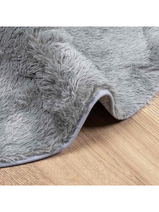 KÕRGE NARMAGA SHAGGY VAIP, NAVARRA, HÕBEHALL, 240X240 CM