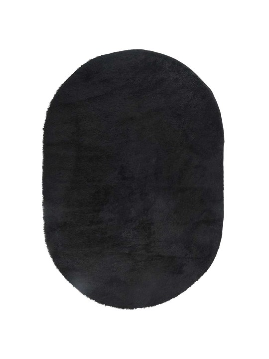 KÕRGE NARMAGA SHAGGY VAIP, NAVARRA, MUST, 300X200 CM, POLÜESTER