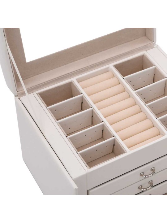 EHTEKARP 4-KIHILINE PEEGLIGA LUKUSTATAV VALGE 22,5X17,5X16,5 CM